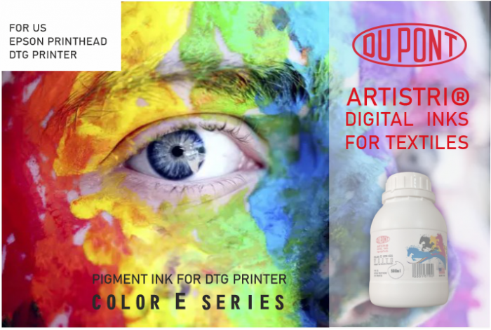 Начало поставок пигментных текстильных чернил  DuPont Artistri серии Color E 