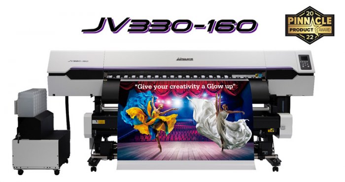 Mimaki JV330-160 - отримав нагороду в номінації Pinnacle PRINTING United Alliance 2022