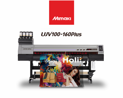 Mimaki анонсировало выход обновленной модели рулонного уф принтера UJV100-160Plus.