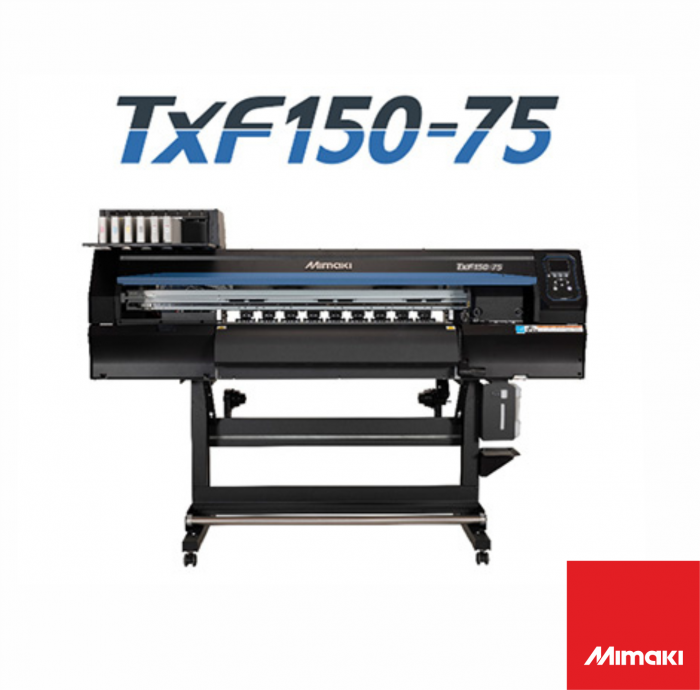 Mimaki оголошує про випуск свого першого DTF-принтера TxF150-75 і пігментних чoрнил PHT50 для  DTF друку на одязі.