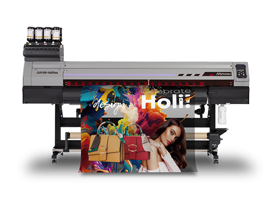 Mimaki анонсировало выход обновленной модели рулонного уф принтера UJV100-160Plus.