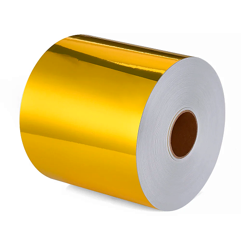 Струменевий DPINF10 Glossy Brushed Gold PET Sticker 80mic металізована глянцева золотиста брашировна плівка на MediaPrint