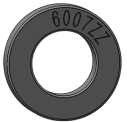 Deep groove ball bearing 6007-2Z (Part Code - 1.20.05.0000050)