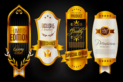 Laserjet DPLA001 Glossy Gold PET 50mic Label металізована глянсова золота плівка