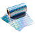 Inkjet DPINH25 Holographic-Diamond Pattern PET Sticker 80mic діамантова голографічна плівка
