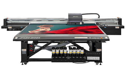 Широкоформатный планшетный уф принтер Mimaki JFX200-2513EX заказать на MediaPrint