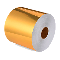 Inkjet DPINF08 Glossy Gold PET Sticker 80mic металлизированная глянцевая золотистая пленка