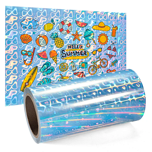 Inkjet DPINH25 Holographic-Diamond Pattern PET Sticker 80mic діамантова голографічна плівка заказать