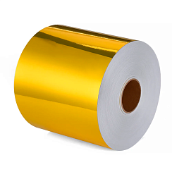 Струменевий DPINF10 Glossy Brushed Gold PET Sticker 80mic металізована глянцева золотиста брашировна плівка